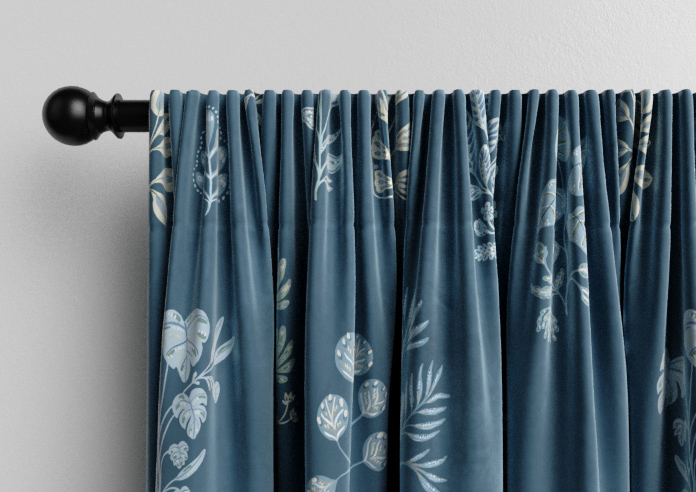 Botanical Velvet, Oceania - Made to Measure Curtains - Image 9